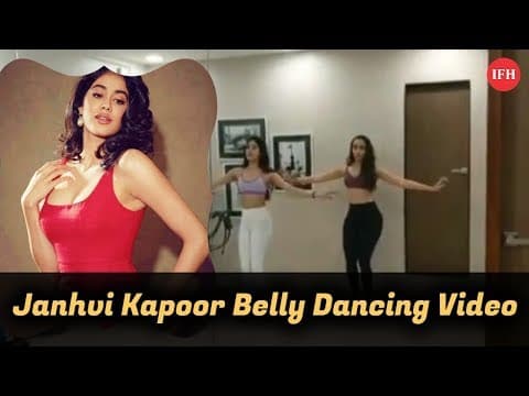 Janhvi Kapoor Belly Dancing Video Goes Viral | Indian Film History
