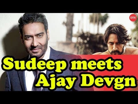 Pailwan Kichcha Sudeep Meets Singham Ajay Devgn