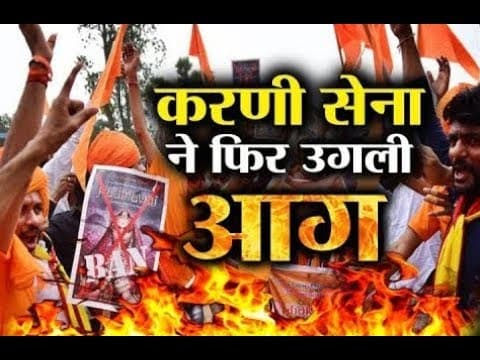'पद्मावती' की रिलीज की बात पर एक बार फिर भड़की करणी सेना