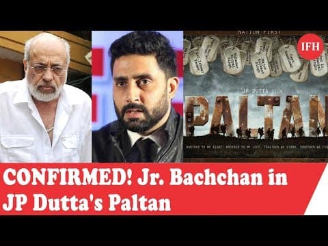 CONFIRMED! Abhishek Bachchan In JP Dutta's Paltan | Indian Film History
