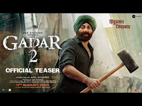 Sunny Deol & Ameesha Patel Starrer Film 'Gadar 2' Teaser Released.