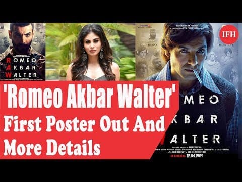 'Romeo Akbar Walter' First Poster Out And More Details