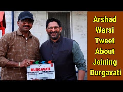 Arshad Warsi Tweet About Joining Durgavati | IFH
