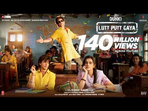 Dunki Drop 2 Taapsee Pannu And Shah Rukh Khan In Hopeless Romantic Song Lutt Putt Gaya