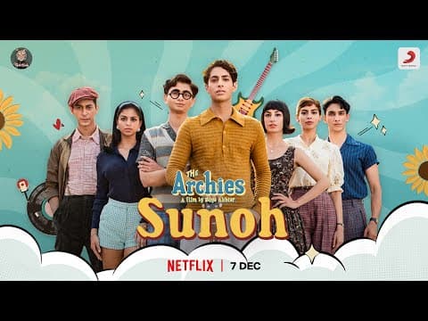The Archies Host Exclusive Launch Of Song Suno Featuring Suhana Khan Agastya Nanda Khushi Kapoor And Team