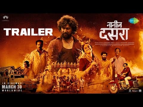 Hindi Trailer Of Telugu Cinema Superstar Nani's Film 'Dasara' Launched In Lucknow.
