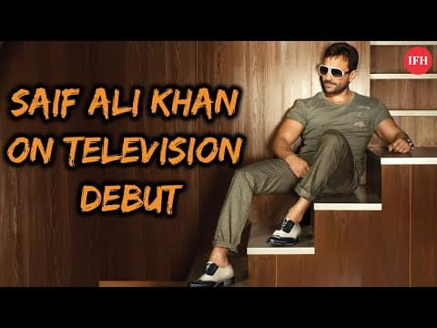 Saif Ali Khan On Television Debut