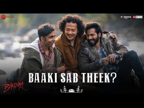 Varun Dhawan Unveiled The Fun Road Trip Song 'Baaki Sab Theek' From His Upcoming Horror Comedy Film 'Bhediya'.