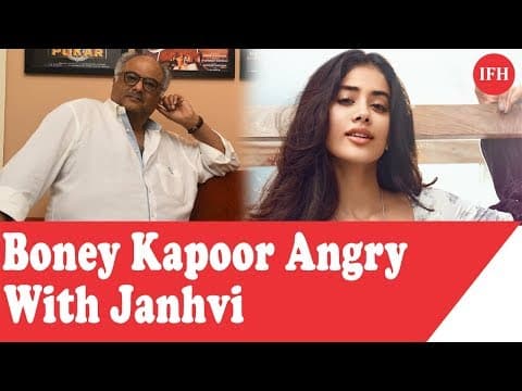 Boney Kapoor Angry With Janhvi's PR Team Because Of This Reason