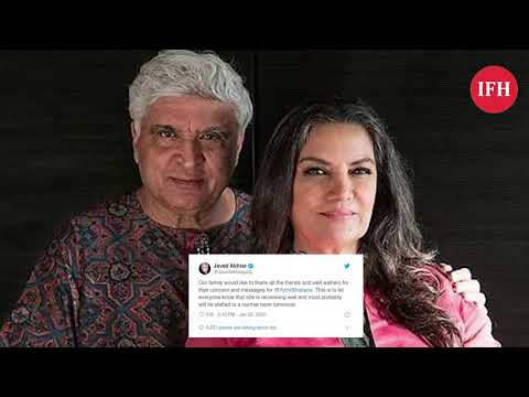 Javed Akhtar Tweets About Shabana Azmi Health Update