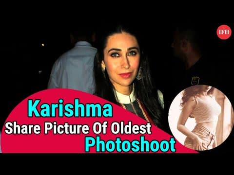 Karisma Kapoor Share Picture Of Oldest Photoshoot