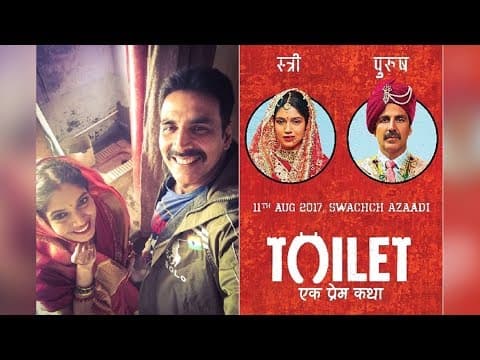 Akshay Shares The First Poster Of Toilet Ek Prem Katha | Indian Film History