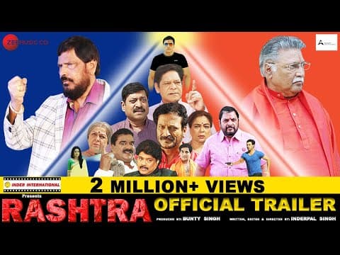 Trailer Of Vikram Gokhale And Ramdas Athawale Starrer 'Rashtra' Out