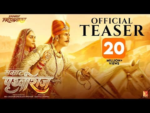 Akshay Kumar Makes A Majestic Entry As Brave Prithviraj In The Film’s First Teaser