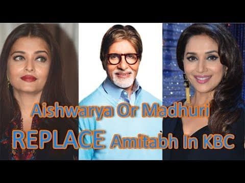 Will Aishwarya Rai Or Madhuri Dixit Replace Amitabh Bachchan In KBC? | Indian Film History