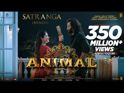 New Song From Animal Out 'Satranga' Marks Another Collaboration Between Ranbir Kapoor And Arjit Singh