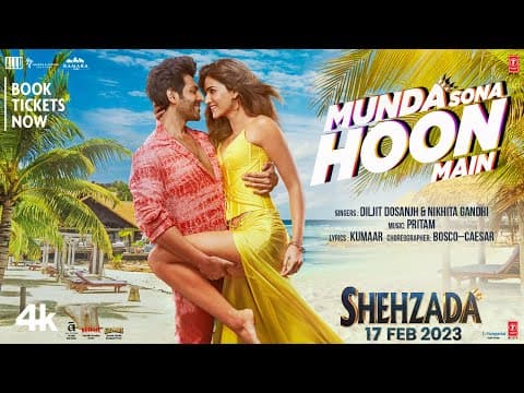 Munda Sona Hoon Main Song Out: Kartik's Charm, Kriti's Beauty, And Diljit's Voice Will Hookup You