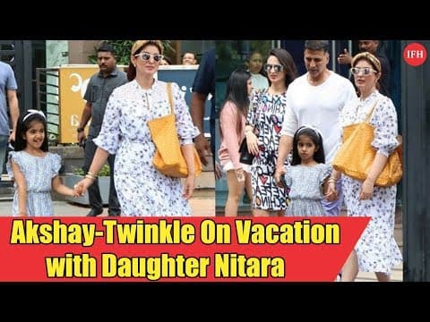 Star Couple Akshay-Twinkle On Vacation With Daughter Nitara | Indian Film History