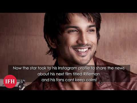 Sushant Singh Rajput To Now Become 'Rifleman' HD | First Look Out