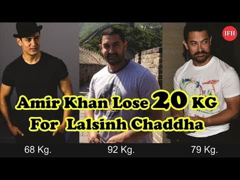 Amir Khan Lose 20 KG For Lalsinh Chaddha | Indian Film History