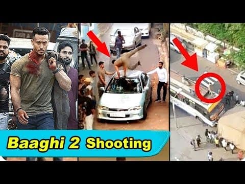 Tiger Shroff's Baaghi 2 Movie Stunt Shooting Video LEAKED | IFH