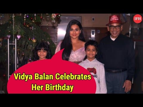 Vidya Balan Celebrates Her Birthday & New Year With Family