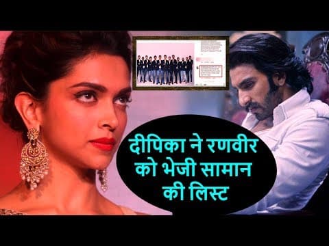 Deepika Shares Her Chennai Shopping List for Ranveer | IFH