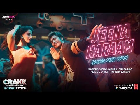Song Alert- Nora Fatehi Looks Sizzling Hot As Always Along With Vidhyut Jammwal In Jeena Haram