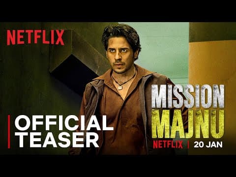 Sidharth Malhotra And Actress Rashmika Mandanna's Film 'Mission Majnu' Teaser Out!