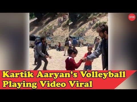 Kartik Aaryan's Volleyball Playing Video Viral | Indian Film History