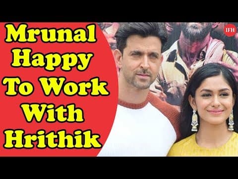 Mrunal Thakur Happy To Work With Hrithik Roshan | Indian Film History