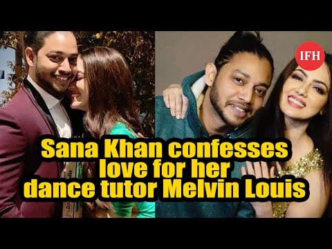 Actress Sana Khan Marrying Choreographer Melvin Louis