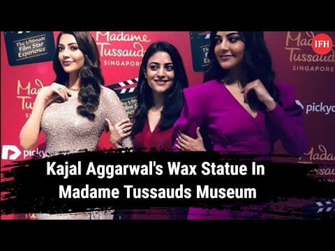 Kajal Aggarwal's Wax Statue In Madame Tussauds Museum | IFH