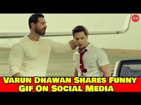 Varun Dhawan Shares Funny Gif On Social Media | Indian Film History