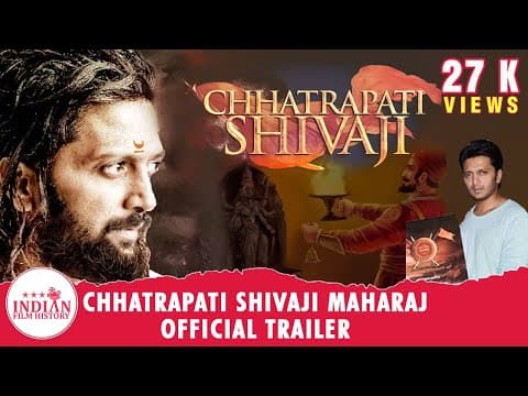 Chhatrapati Shivaji Maharaj Marathi Official Trailer | Riteish Deshmukh
