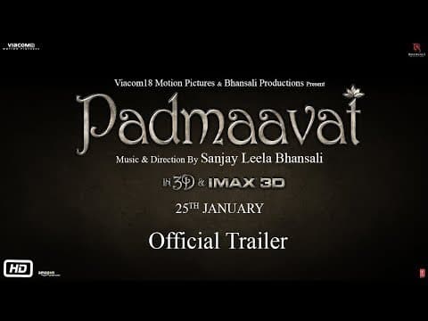 Padmavati Official Trailer | Shahid Kapoor | IFH