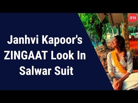 Janhvi Kapoor's Zingaat LooK In Salwar Suit
