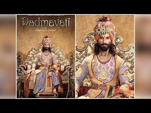Shahid Kapoor New Poster From Padmavati Is Out
