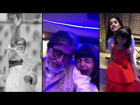 Amitabh Bachchan New Year Celebration With Aaradhya Bachchan And Family