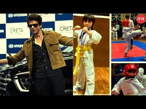 Shahrukh Shares Abram's Picture Of Gold Medal Winning Moment | IFH
