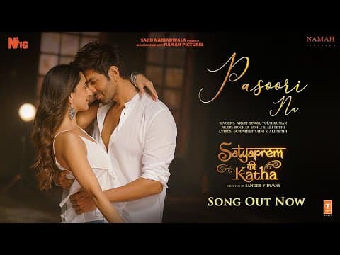 The New Song Pasoori Nu From Kartik Aaryan And Kiara Advani Starrer Film Satyaprem Ki Katha Has Been Released