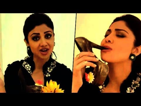 Shilpa Shetty Enjoyed Shoe Shaped Chocolate | IFH