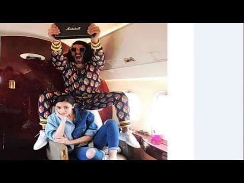 Alia Bhatt Masti Time With Ranveer Singh | Indian Film History