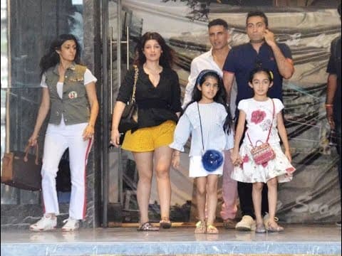 Akshay Kumar With Family - Son, Daughter & Wife Twinkle Khanna | IFH