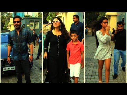 Nysa Devgn Reached At Ajay Devgn's Tanhaji Screening | IFH