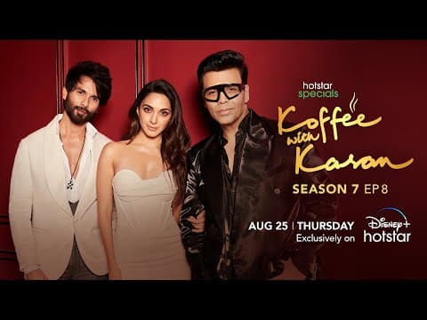 The 8th Episode Promo Of Koffee With Karan Season 7 Is Out On Disney+ Hotstar.
