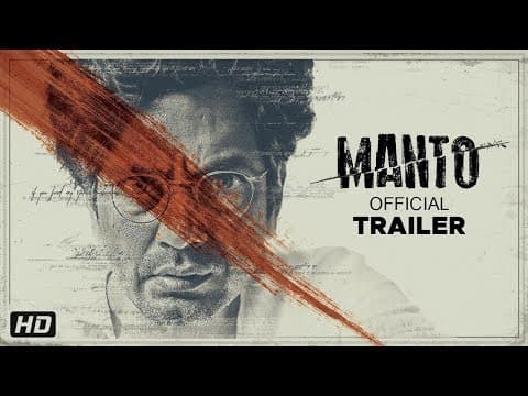 Manto Official Trailer| Nawazuddin Siddiquie | Nandita Das