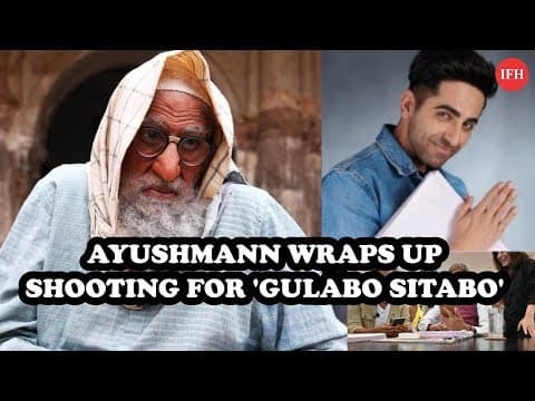 Ayushman Khurana Complete Gulabo Siatbo's Shooting In 25 Days