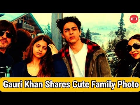 Gauri Khan Shares Cute Family Photo | IFH
