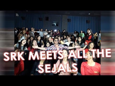 WOW! When Shah Rukh Khan Met All The Sejals In Ahmedabad | IFH